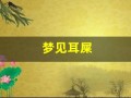 梦见耳屎(梦见耳屎特别多怎么回事)