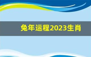 兔年运程2023生肖年运程(兔年运势2023年运势如何)