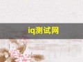 iq测试网(iq测试百度百科)