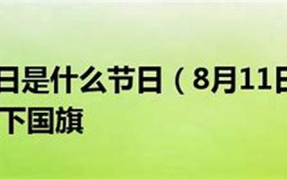 8月11日是什么日子(8月11日是什么日子啊)