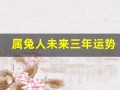 属兔人未来三年运势(属兔的未来五年的运势)