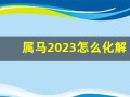 属马2023怎么化解太岁(属马的2023)