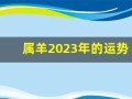 属羊2023年的运势及运程(属羊2023年运势及运程每月运程大家找算命网)