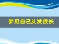 梦见自己头发很长(梦见自己头发很长是什么兆头)
