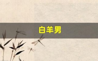 白羊男(白羊男动了真情才会有的表现)