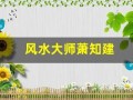风水大师萧知建(风水大师看房子的风水哪些方面)