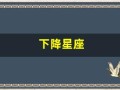 下降星座(下降星座怎么看)