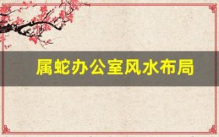 属蛇办公室风水布局(属蛇办公室最好的方位)