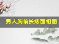男人胸前长痣面相图(男人胸前长痣看相图解)