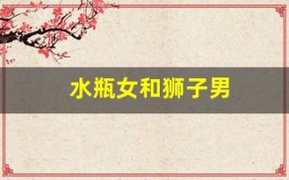 水瓶女和狮子男