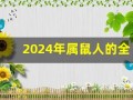 2024年属鼠人的全年运势(2024年属鼠人的全年运势1996出生)