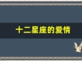 十二星座的爱情(十二星座的爱情观)