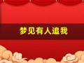 梦见有人追我(梦见有人追我是什么预兆)