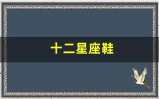 十二星座鞋(十二星座鞋子高跟鞋怎么画)