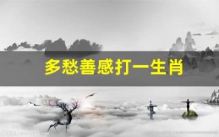 多愁善感打一生肖(多愁善感的动物)