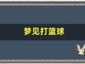 梦见打篮球(梦见打篮球投篮投中了)
