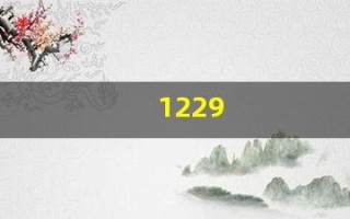 1229(1229美金是多少人民币)