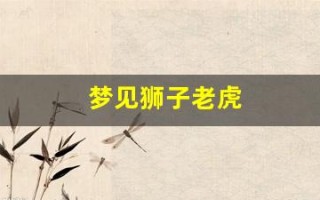 梦见狮子老虎(梦见狮子老虎追我)