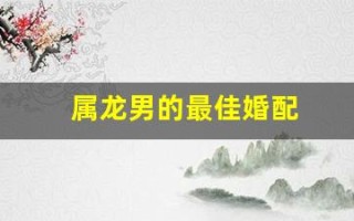 属龙男的最佳婚配(属龙男的最佳婚配属相排行)
