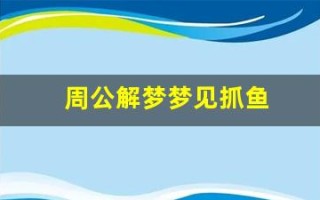 周公解梦梦见抓鱼(周公解梦梦见抓鱼好吗)