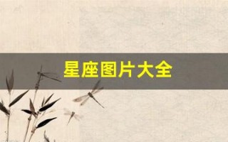 星座图片大全(十二星座图片大全)