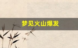 梦见火山爆发(梦见火山爆发是什么意思)