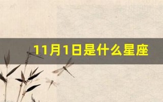 11月1日是什么星座(阳历11月1日是什么星座)