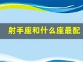 射手座和什么座最配(射手座和什么座最配对男朋友)