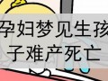 梦见难产(梦见难产什么预兆)