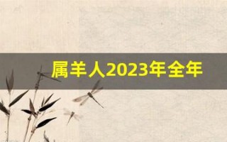 属羊人2023年全年运势详解(属羊人2025年全年运势详解)