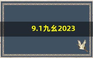 9.1九幺2023(9.1九幺2023网站)