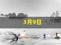 3月9日(2023年3月9日)