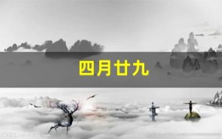 四月廿九(四月二十九是阳历几月几日)