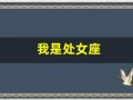 我是处女座